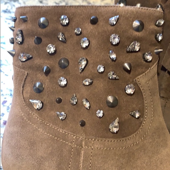 Sam Edelman Genuine Suede Booties - Picture 2 of 6